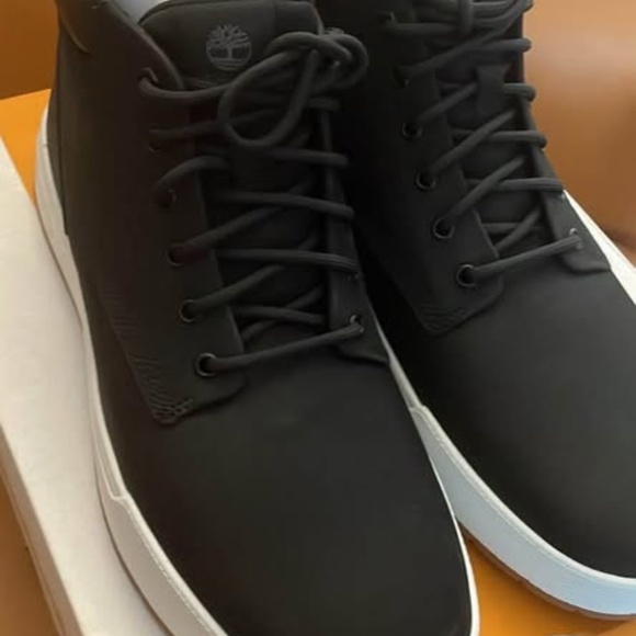 BRAND NEW men timberland maple grove leather chukka black boots size US 11.5 - Picture 8 of 9